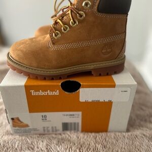 Timberland Kids Brown Leather Boots